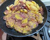 Foto del passaggio 3 della ricetta Filetto di maiale con mele e speck