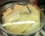 A picture of step 8 of Pineapple Tamales Sonora Style.