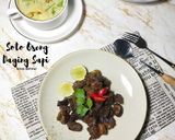 Foto langkah ke 6 dari resep Soto Oseng Sapi Khas Betawi.