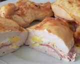 Foto del paso 7 de la receta: Pañuelos de pechuga rellenos