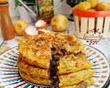 Une image de l'étape 6 de Tortilla pomme de terre et aubergines.