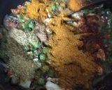 A picture of step 3 of Hyderabadi dum biryani.