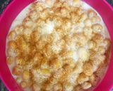 A picture of step 4 of Dahi phulki chaat.