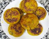 A picture of step 4 of White Poha Cutlet.