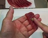 A picture of step 6 of Traditional Tuna Nigiri Sushi.