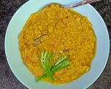 A picture of step 8 of Masala dal.