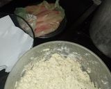 Foto del paso 3 de la receta: Lomito de armado sobre colchón de cebolla acompañado de torrejas mixtas