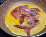 Foto del paso 1 de la receta Sándwich de tortilla de jamón con tostadas