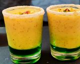 A picture of step 3 of Khus with Shrikhand shots.