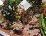 Foto del paso 3 de la receta: Burgol y brócoli con vinagreta de naranja