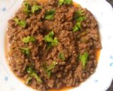 A picture of step 9 of Shinwari Karahi Qeemah.