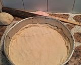 Foto del paso 6 de la receta: Tarta de jamón y queso con papas fritas, huevos