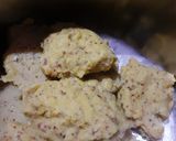 A picture of step 2 of Steam dal dhokala.