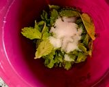 A picture of step 2 of Mint Margarita.