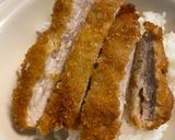 A picture of step 6 of Katsu Don.