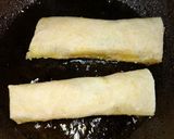 Foto langkah ke 3 dari resep Lumpia pisang coklat.