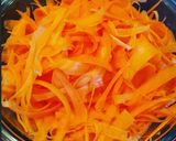 A picture of step 4 of Spring Carrot & Fettuccine Noodles.