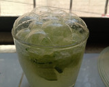 A picture of step 4 of Cucumber mocktail 🥒🍸🍸🍸.
