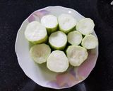 Hình bước làm 1 của món Mướp xào tôm