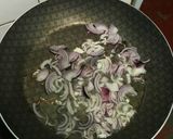 A picture of step 1 of Cabbage mayai.