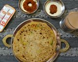 A picture of step 6 of Sweet Corn and Cheese Paratha/Parata.