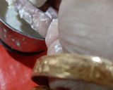 A picture of step 3 of Homemade Ghee/ clarified butter.