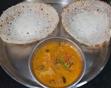 A picture of step 6 of Appam Without Yeast.