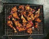 A picture of step 5 of Tandoori chicken in grill.