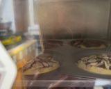 Foto langkah ke 7 dari resep Double Chocolate Cream Cheese Muffins.