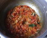 A picture of step 3 of Tomato coconut rice.