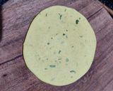 A picture of step 2 of Masala Puri.