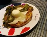 Foto del paso 3 de la receta Filete de calabaza, pimientos y queso de cabra 🌱vegetariana