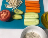 Foto del paso 1 de la receta: Ensalada variada con germinados, para cenar