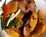 Hình bước làm 4 của món Cá ngừ kho thơm