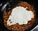 A picture of step 4 of Teliya Mah (Himachali delicacy).