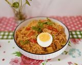 Gambar langkah 5 resipi Bihun goreng.