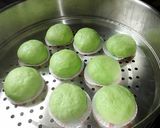 Foto langkah ke 11 dari resep Bakpao pandan isi cokelat.