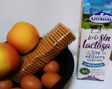 Foto del paso 1 de la receta: Flan de huevo, manzana, vainilla y galleta.Sin lactosa