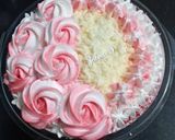 A picture of step 5 of Red Velvet Cake With Whipped Cream frosting.