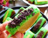 Foto langkah ke 7 dari resep Pukis Pandan Lembut dan Wangi.