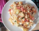 A picture of step 3 of Sweet Potatoes and grilled fish Salad.