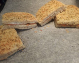 Foto del paso 8 de la receta: Focaccia rellena de queso y salmón ahumado