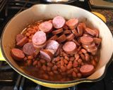 A picture of step 3 of Easy Sausage & Bean Stew.