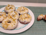 Donuts veganos de chocolate y pistacho