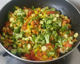A picture of step 2 of Veg Au Gratin.