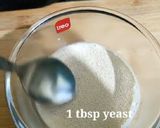 A picture of step 1 of Eggless Donuts.
