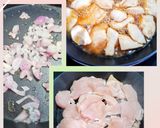 Hình bước làm 3 của món Ức Gà xào đậu gà (chickpeas)