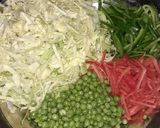 A picture of step 1 of Chicken veg Samosas.
