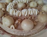 Une image de l'étape 3 de Cheese cake crème de marrons et poires.