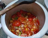 A picture of step 1 of Hyderabadi Tamatar ka Kat.